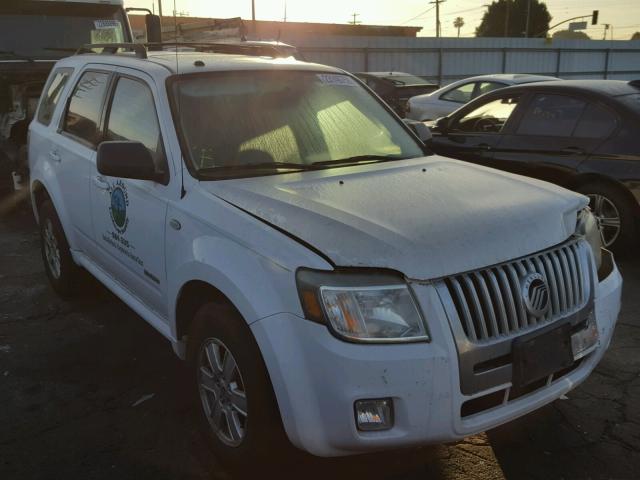 4M2CU81Z28KJ39540 - 2008 MERCURY MARINER WHITE photo 1