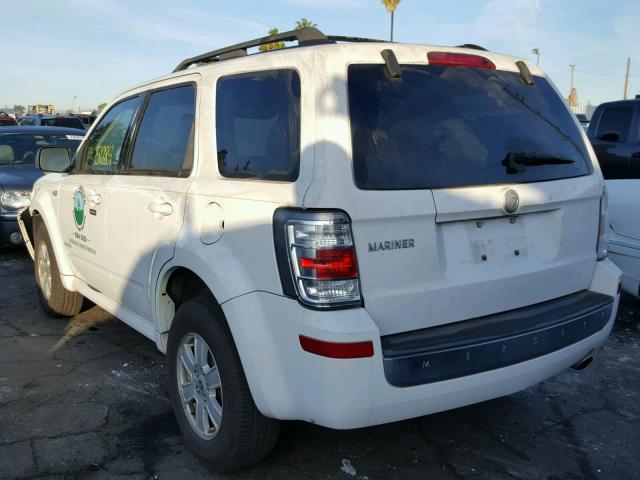 4M2CU81Z28KJ39540 - 2008 MERCURY MARINER WHITE photo 3