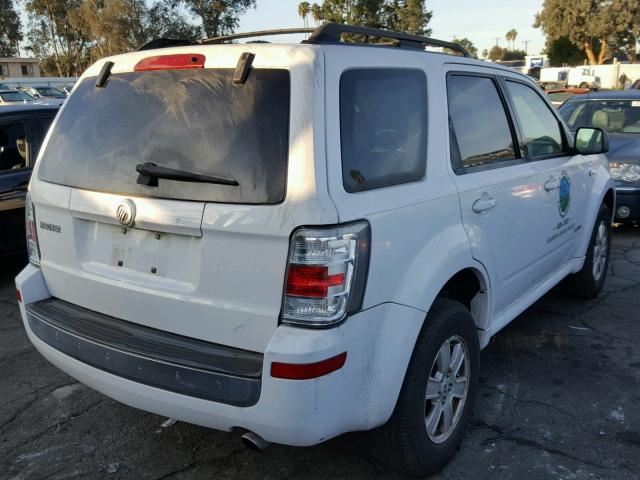 4M2CU81Z28KJ39540 - 2008 MERCURY MARINER WHITE photo 4