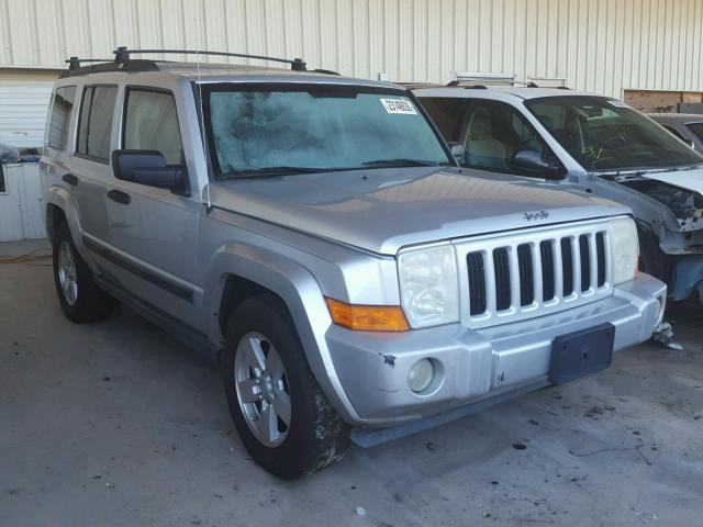 1J8HG48N06C210670 - 2006 JEEP COMMANDER SILVER photo 1