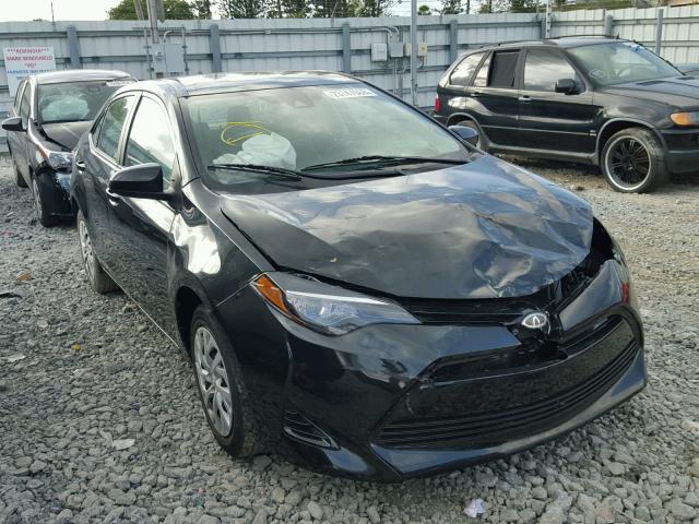 5YFBURHE3HP571470 - 2017 TOYOTA COROLLA L BLACK photo 1