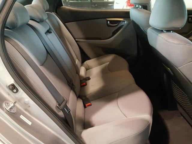 KMHDH4AE5BU118855 - 2011 HYUNDAI ELANTRA GL SILVER photo 6