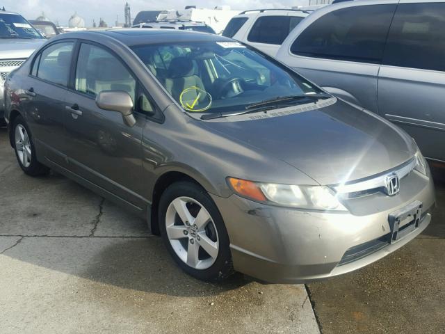 2HGFA16888H304440 - 2008 HONDA CIVIC EX GRAY photo 1