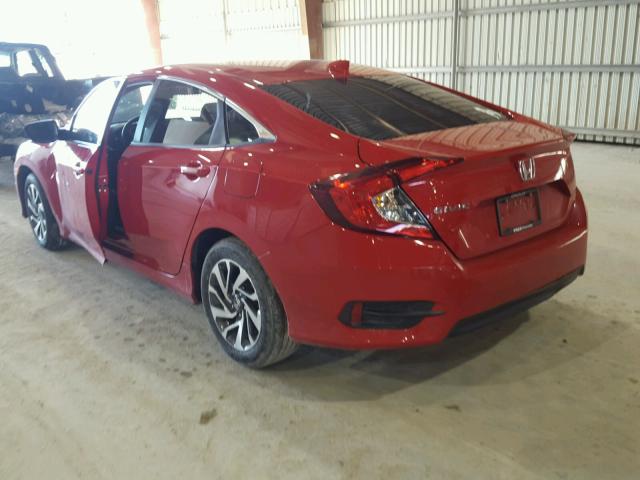 2HGFC2F74HH500933 - 2017 HONDA CIVIC EX RED photo 3