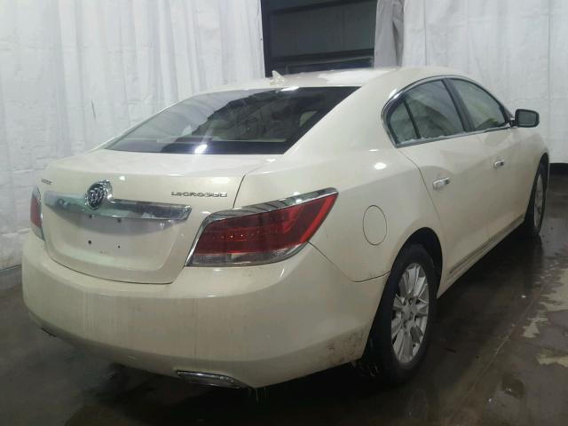 1G4GA5E36DF142671 - 2013 BUICK LACROSSE WHITE photo 4