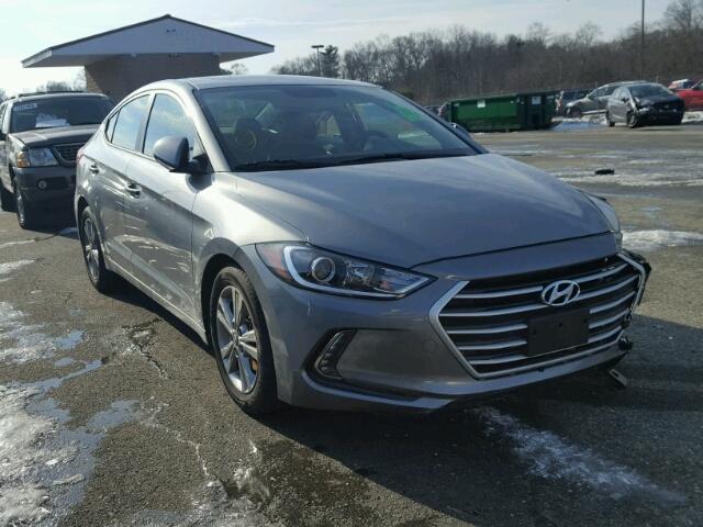 KMHD84LF1HU278018 - 2017 HYUNDAI ELANTRA SE GRAY photo 1