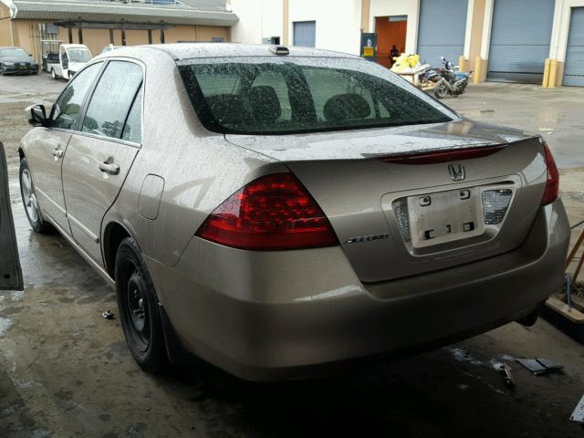 1HGCM56856A133210 - 2006 HONDA ACCORD EX TAN photo 3