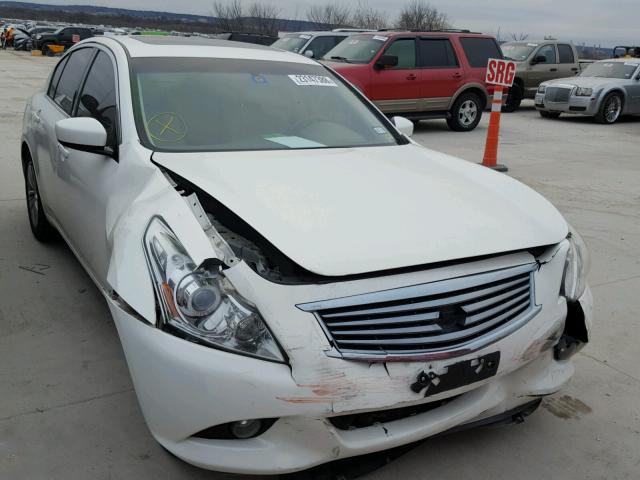 JN1DV6AP9BM604372 - 2011 INFINITI G25 BASE WHITE photo 1