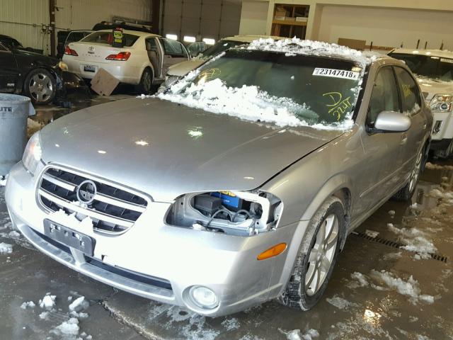 JN1DA31A83T433241 - 2003 NISSAN MAXIMA GLE SILVER photo 2