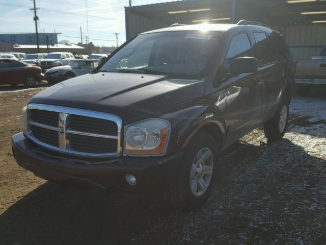 1D4HB48D14F148126 - 2004 DODGE DURANGO SL MAROON photo 2