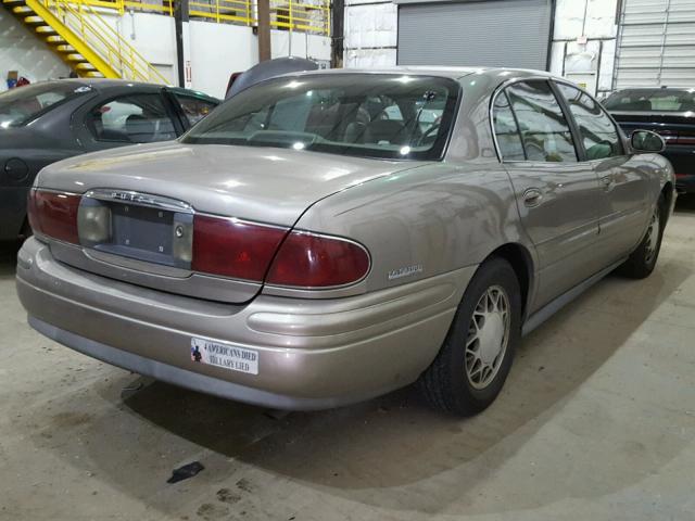 1G4HR54K52U191083 - 2002 BUICK LESABRE LI BEIGE photo 4