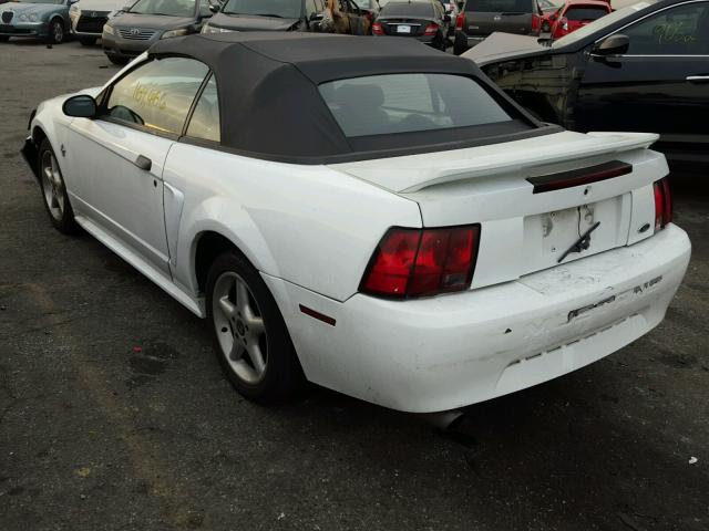 1FAFP4447XF226009 - 1999 FORD MUSTANG WHITE photo 3