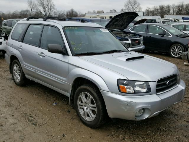 JF1SG69615H700591 - 2005 SUBARU FORESTER 2 SILVER photo 1