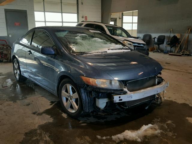 2HGFG12808H507147 - 2008 HONDA CIVIC EX BLUE photo 1