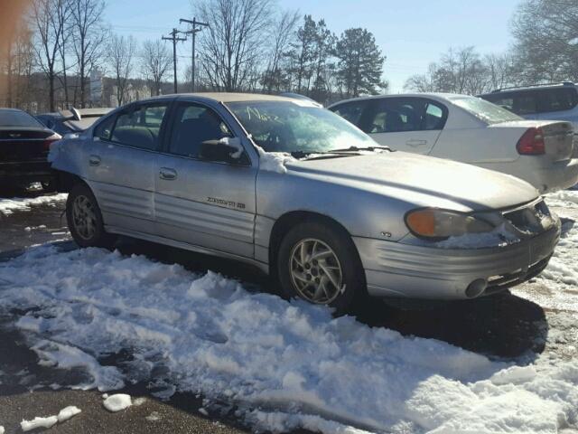1G2NF52E21C197851 - 2001 PONTIAC GRAND AM S SILVER photo 1
