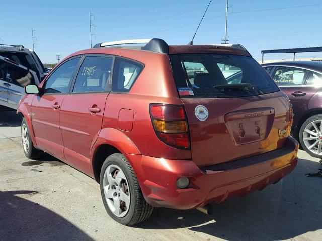 5Y2SL63875Z404145 - 2005 PONTIAC VIBE RED photo 3