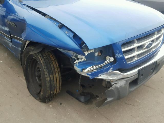 1FTYR44U72TA36542 - 2002 FORD RANGER SUP BLUE photo 9