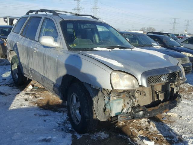 KM8SB12BX4U851871 - 2004 HYUNDAI SANTA FE G SILVER photo 1