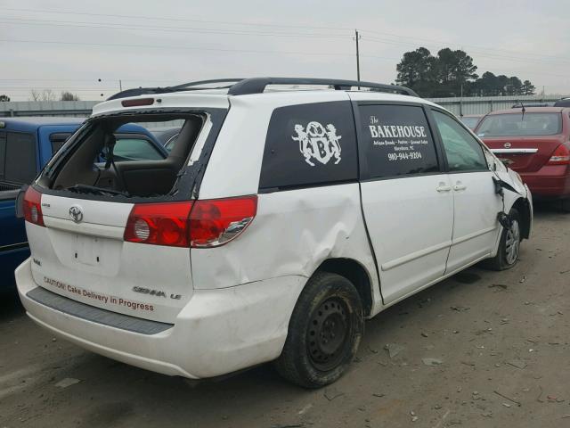 5TDZA23C06S396068 - 2006 TOYOTA SIENNA CE WHITE photo 4