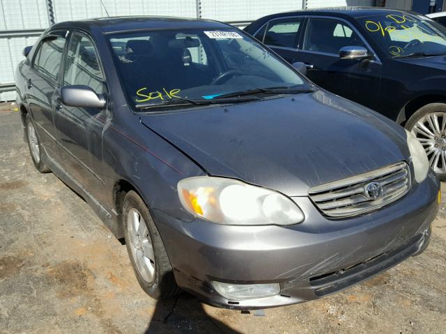 2T1BR32E43C149093 - 2003 TOYOTA COROLLA CE GRAY photo 1