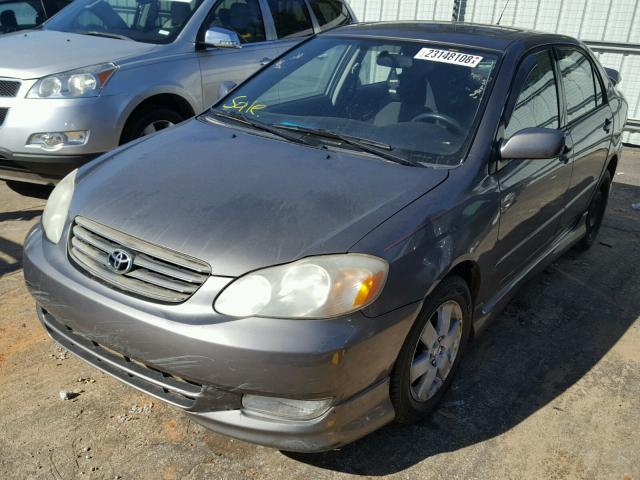 2T1BR32E43C149093 - 2003 TOYOTA COROLLA CE GRAY photo 2