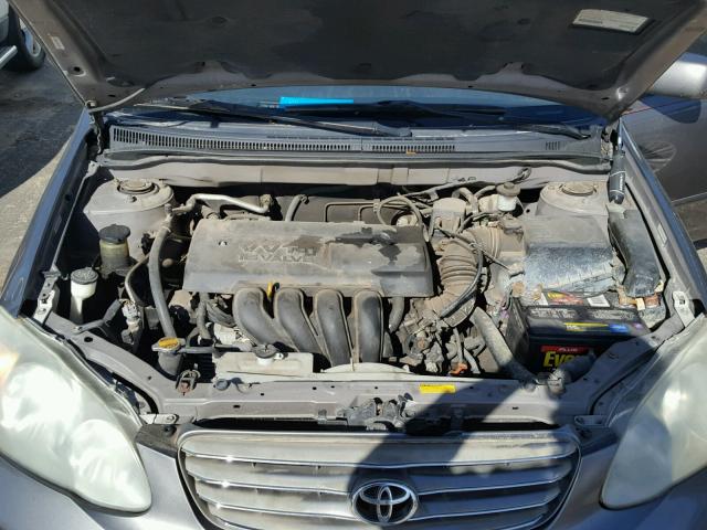 2T1BR32E43C149093 - 2003 TOYOTA COROLLA CE GRAY photo 7