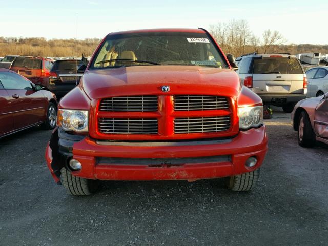 1D7HU18D95J610233 - 2005 DODGE RAM 1500 S RED photo 7