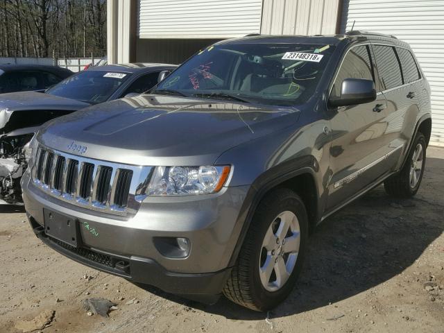 1C4RJFAT1CC140027 - 2012 JEEP GRAND CHER GRAY photo 2