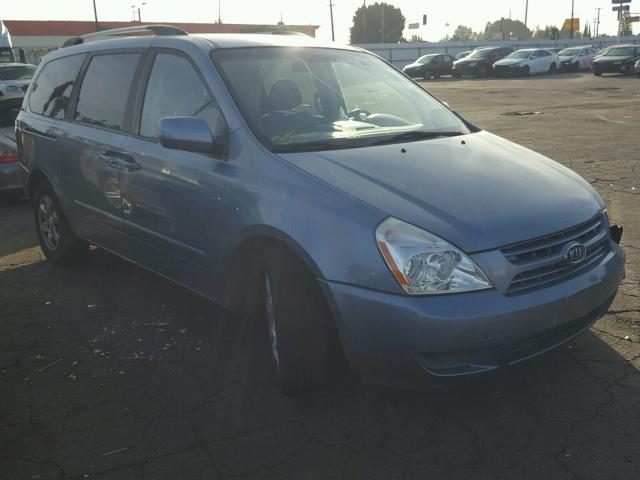 KNDMB233696321709 - 2009 KIA SEDONA EX BLUE photo 1