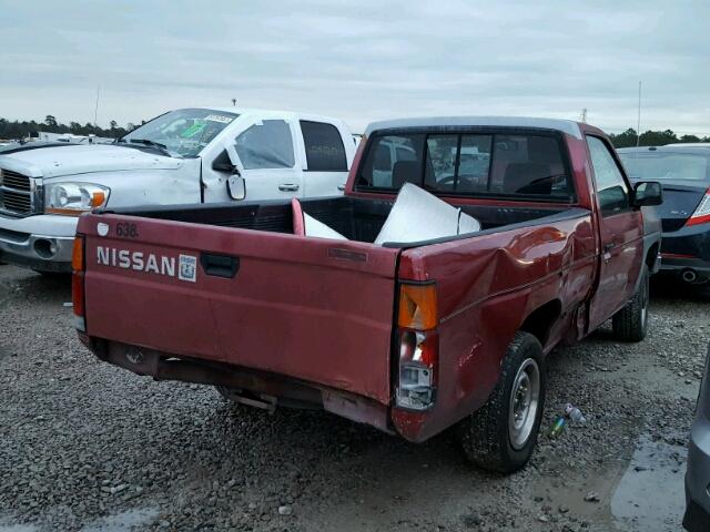 1N6SD11S3MC315900 - 1991 NISSAN TRUCK SHOR MAROON photo 4