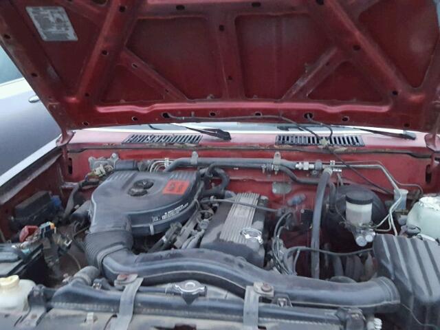 1N6SD11S3MC315900 - 1991 NISSAN TRUCK SHOR MAROON photo 7