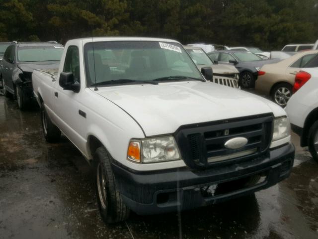 1FTYR10U46PA94921 - 2006 FORD RANGER WHITE photo 1