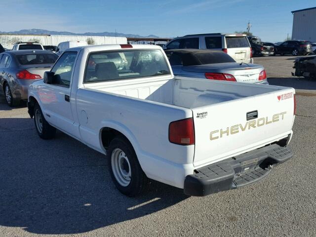 1GCCS145428119466 - 2002 CHEVROLET S TRUCK S1 WHITE photo 3