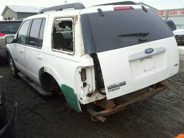 1FMEU73E27UA52643 - 2007 FORD EXPLORER X WHITE photo 3