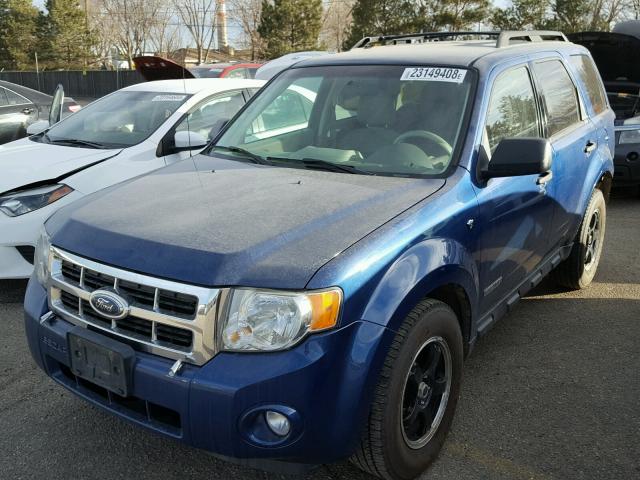 1FMCU931X8KA87427 - 2008 FORD ESCAPE XLT BLUE photo 2