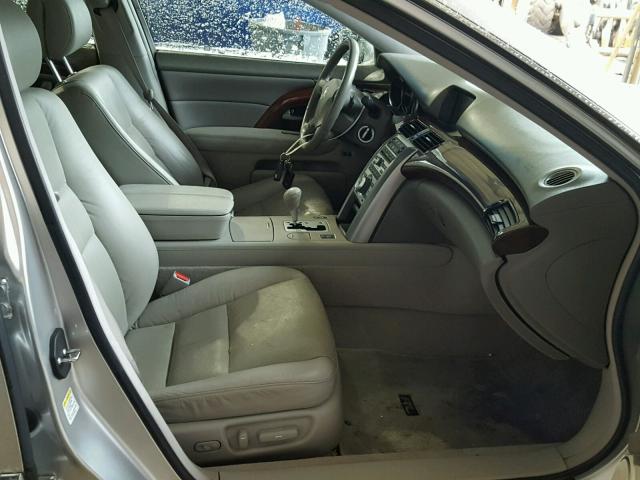 JH4KB165X6C007913 - 2006 ACURA RL ვერცხლისფერი ფოტო 5