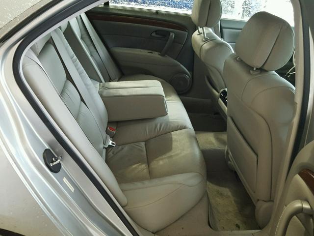 JH4KB165X6C007913 - 2006 ACURA RL ვერცხლისფერი ფოტო 6