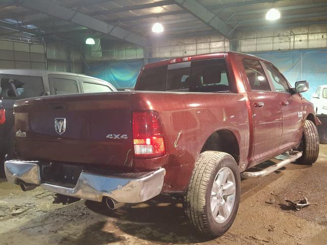 3C6RR7LT0HG738665 - 2017 RAM 1500 SLT RED photo 4