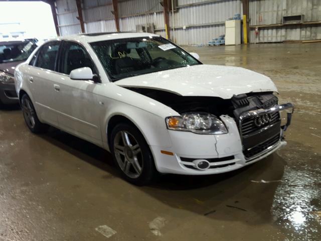 WAUDF78E97A192139 - 2007 AUDI A4 2.0T QU WHITE photo 1