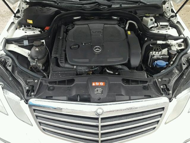 WDDHF5KB8DA767050 - 2013 MERCEDES-BENZ E 350 WHITE photo 7