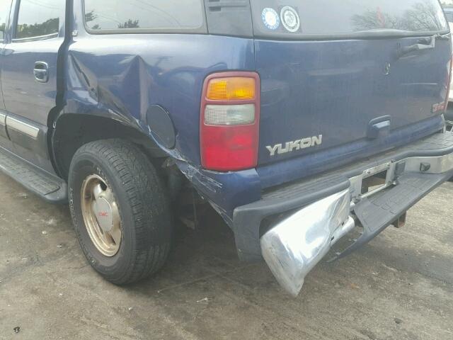 1GKEK13Z32J323914 - 2002 GMC YUKON BLUE photo 9