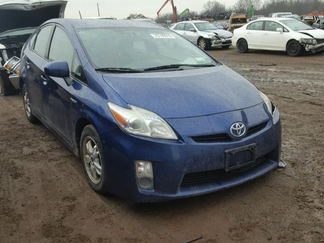 JTDKN3DUXA0106160 - 2010 TOYOTA PRIUS BLUE photo 1