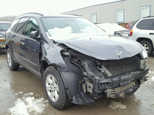 1GNKVFED8CJ396340 - 2012 CHEVROLET TRAVERSE L BLUE photo 1