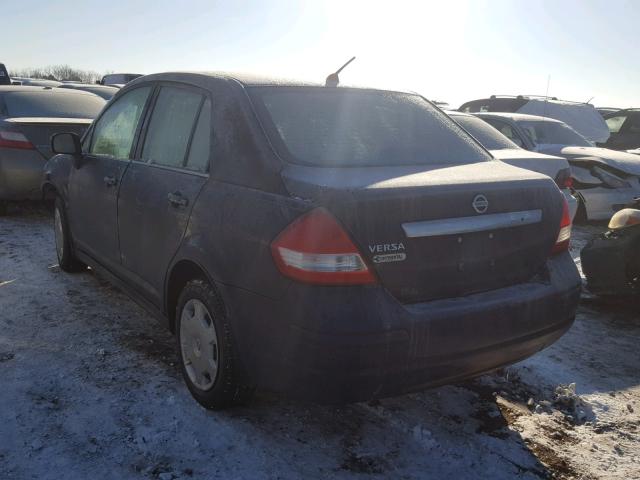 3N1BC11E29L355559 - 2009 NISSAN VERSA S BLUE photo 3