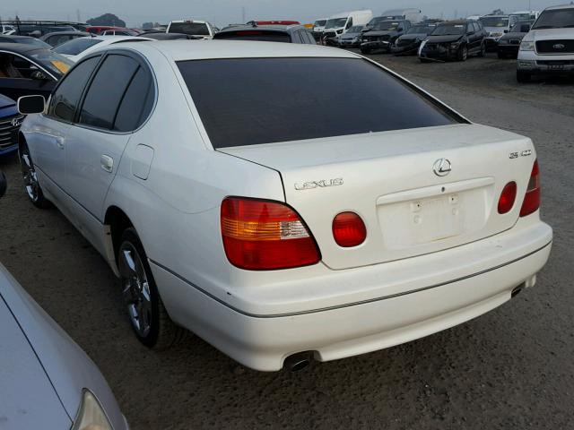 JT8BH68X3X0018328 - 1999 LEXUS GS 400 WHITE photo 3