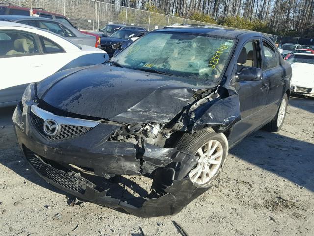 JM1BK32F781805618 - 2008 MAZDA 3 I BLACK photo 2