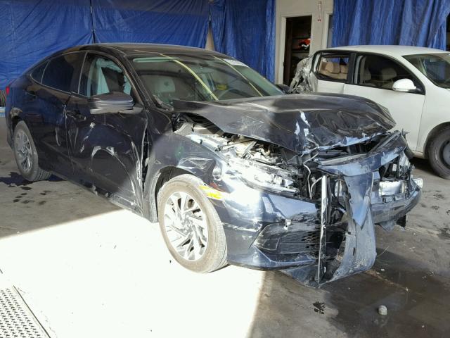 2HGFC2F79HH536438 - 2017 HONDA CIVIC EX BLUE photo 1