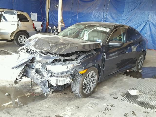 2HGFC2F79HH536438 - 2017 HONDA CIVIC EX ლურჯი ფოტო 2