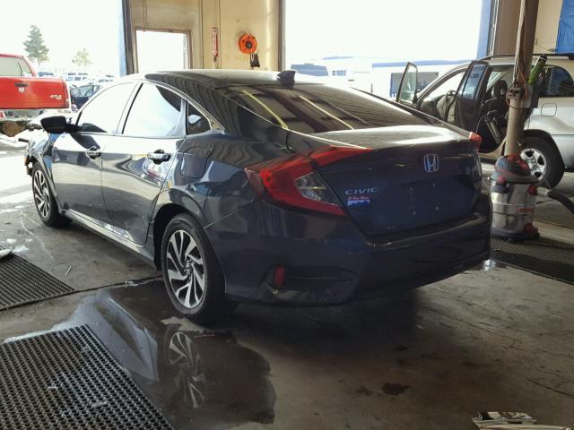 2HGFC2F79HH536438 - 2017 HONDA CIVIC EX ლურჯი ფოტო 3