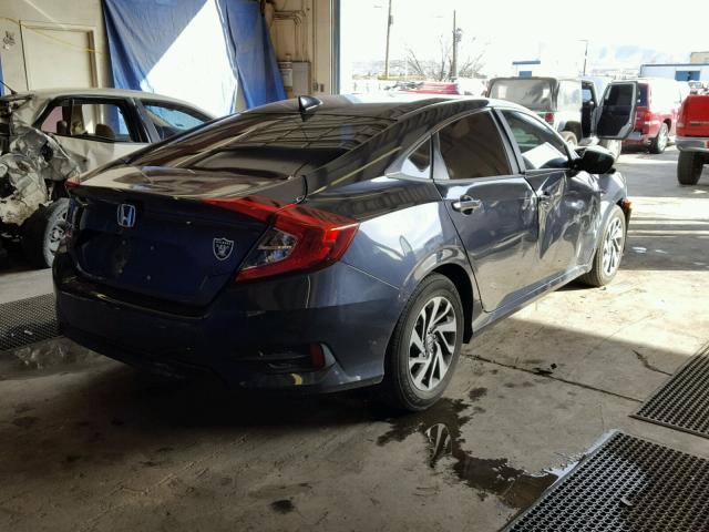 2HGFC2F79HH536438 - 2017 HONDA CIVIC EX BLUE photo 4